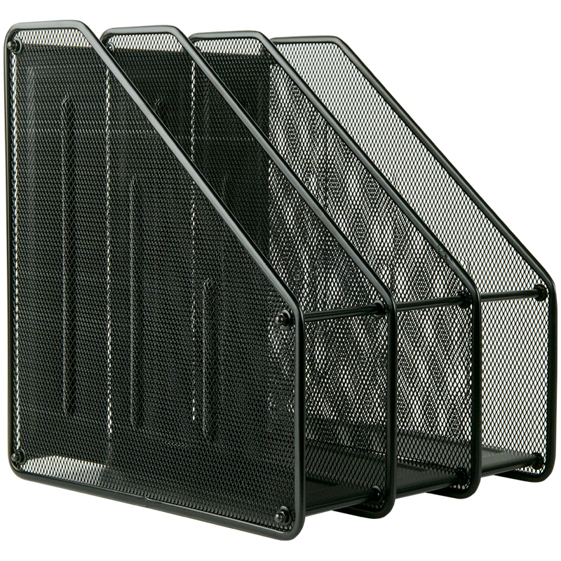 Лоток вертикальний металевий Axent 3-в-1 2128-01-A, 250x290x310мм, чорний